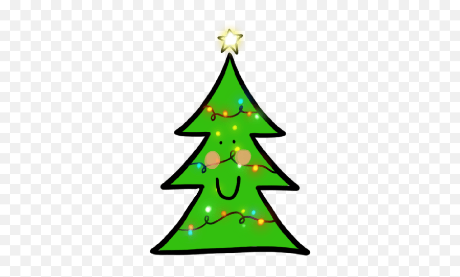 Stickers Season Ii - Christmas Day Emoji,Emoji Fur Tree