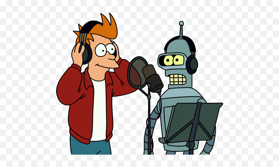 Animated Heroes - Bender Singing Gif Emoji,Futurama As A Robot I Can't Feel Emotions