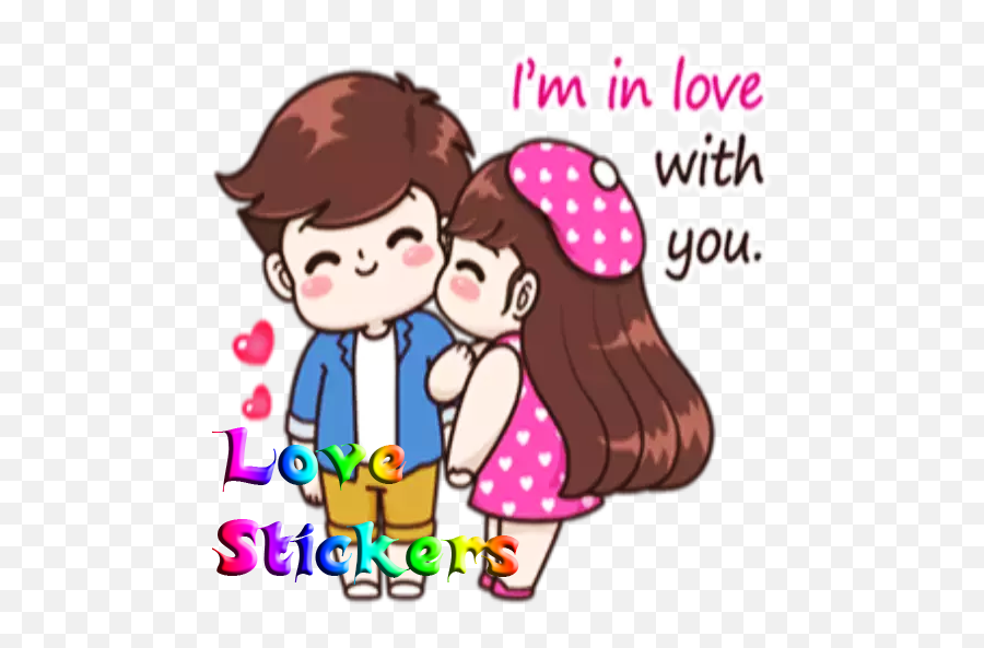 About Love Stickers For Whatsapp Google Play Version - Love Cute Couple Pics Cartoon Emoji,Hugs For My Love Emojis Quotes