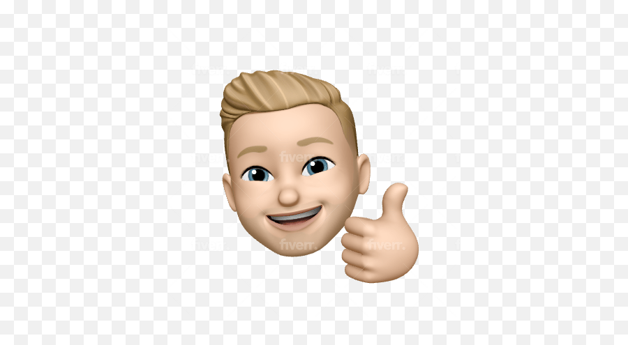 Create You As Memoji By Rodrigovgc Fiverr - Memoji Iphone Emoji Boy Png,Iphone Singing Emojis