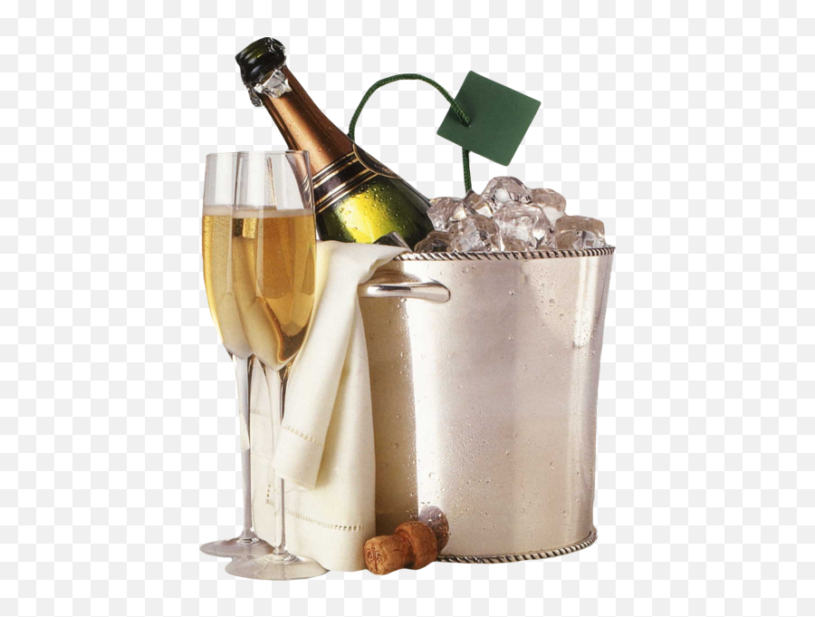 Champagne Ice Bucket Png Png Image With - Transparent Champagne Bucket Png Emoji,Champagne Bottle Emoji