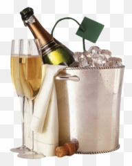 Champagne Ice Bucket Png Png Image With - Transparent Champagne Bucket Png Emoji,Champagne Bottle Emoji