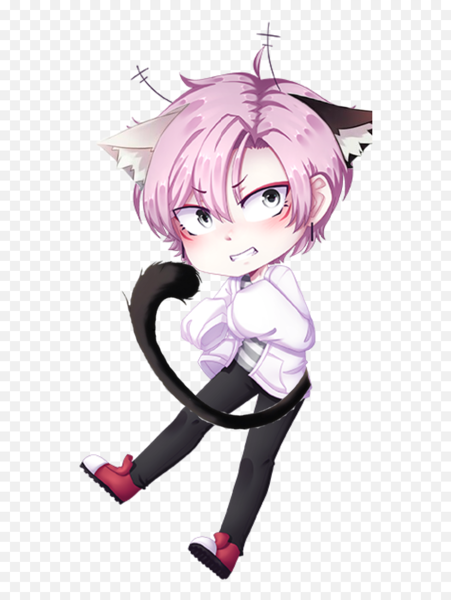 Gachalife Cat Gachacat Sticker - Collin Gacha Club Emoji,Kisumi Shigino Emoticon