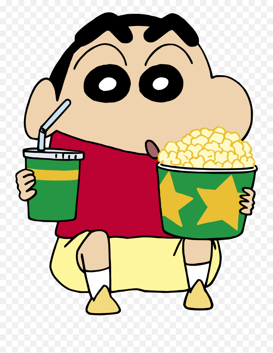 Shin Chan Palomitas Shin Chan Wallpapers Photo And Video - Food Shin Chan Eating Emoji,How To Get Guitar Dancing Emoji In Snapchat