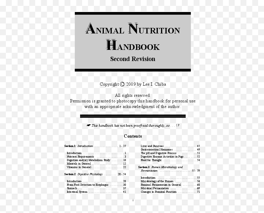Animal Nutrition Handbook - Document Emoji,Raw Emotion Hereford Boar