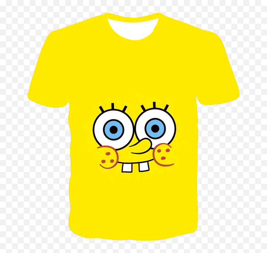 Summer Kids Sponge 3d Anime T Shirt Bob Casual Teens Baby Emoji,Cute Workout Girl Emoticon