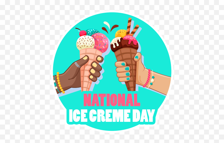 Ice Cream Day By Marcossoft - Sticker Maker For Whatsapp Emoji,Deadpool Chocolate Ice Cream Emoji