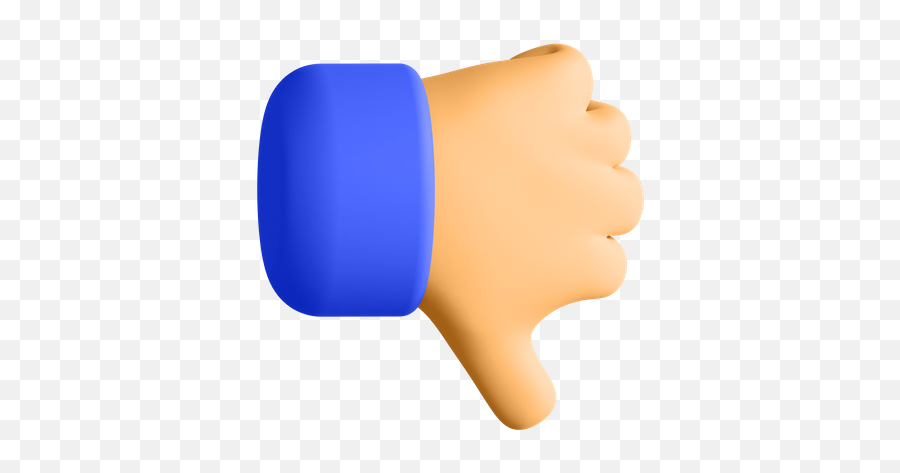 Premium Thumb Down 3d Illustration Download In Png Obj Or Emoji,Emoji Standing Thumb