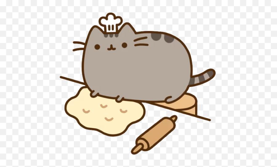 Pusheen Stickers Gif - Fat Cat Colouring Pages Emoji,Pusheen Emoticons