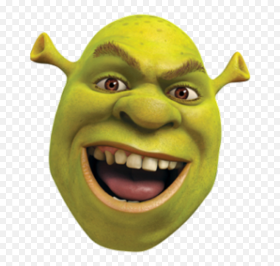 Shrek Face Png - Shrek Sticker Shrek Forever After Emoji,Shrek Emoji