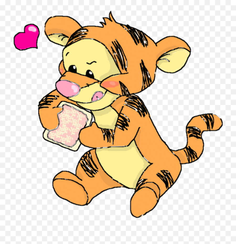 Winniethepooh Tiger Tigger Sticker - Tigger Winnie The Pooh Drawing Emoji,Tigger Emoji