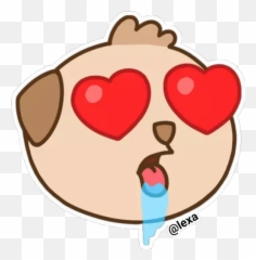 Sticker Maker - Cooper Dog Emoji,Dog Heart Eyes Emoji