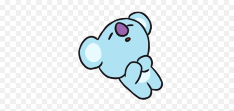 Bt21 Koya By Nobody - Sticker Maker For Whatsapp Emoji,Bt21 Official Emojis Transparent