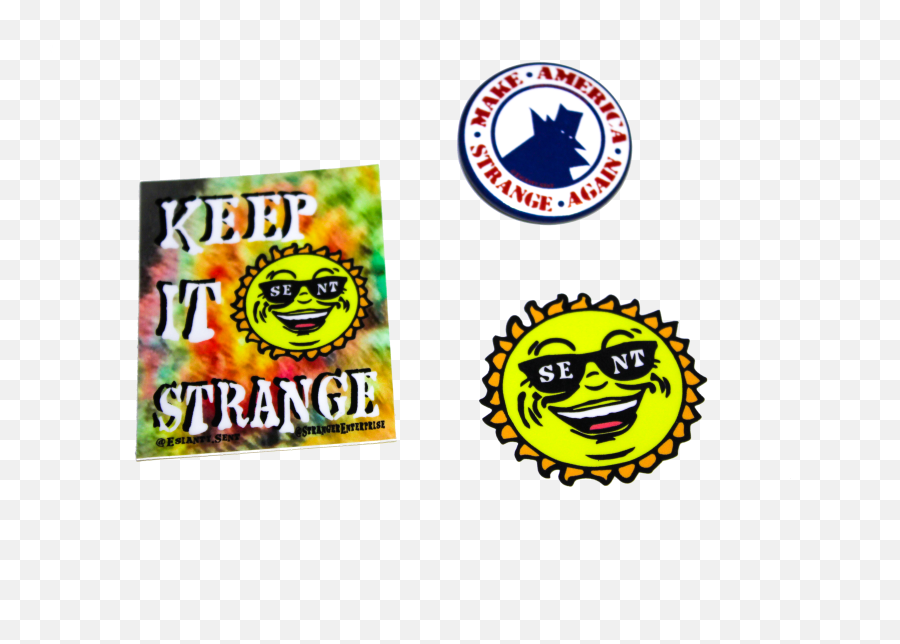 Keep It Sticker Pack - Happy Emoji,Strange Emoticon