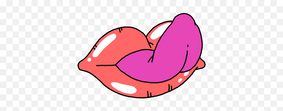 Top Lip Licking Stickers For Android U0026 Ios Gfycat - Licking Tongue Gif Emoji,Lips Emoji