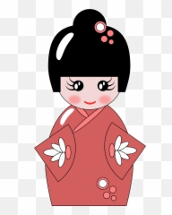 Kokeshi Doll Clipart - Japanese Girls Day Free Clip Art Emoji,Japanese Doll Emoji