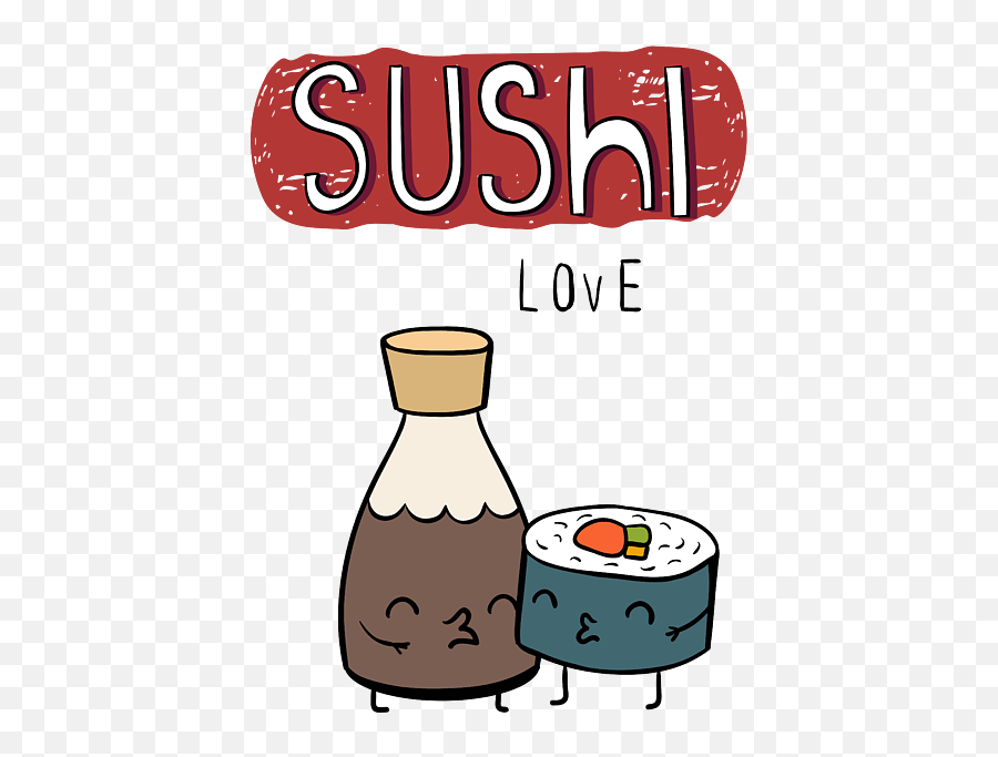 Sushi Love Soy Sauce Japanese Food Throw Pillow - Condiment Emoji,Soy Sauce Emoji