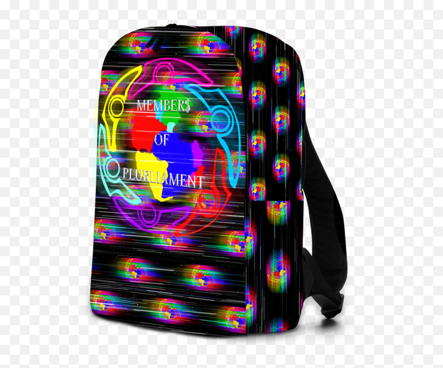 Members Of Plurliament Technicolor Ravewear Festival Emoji,Emoji Backpack