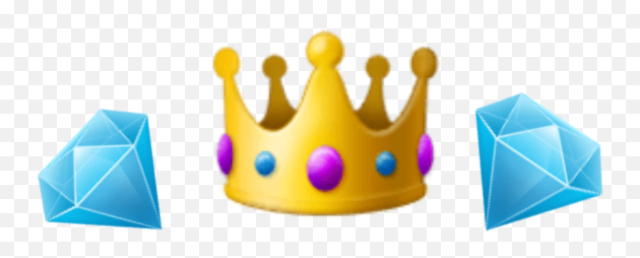 Crown Diamond Diamonds Sticker - For Party Emoji,Crown Diamond Emoji
