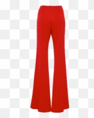 Red Bell Bottom Pants Clipart - Solid Emoji,Red Emoji Pants