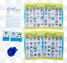 Emotional Bingo For Teens - Emotion Bingo Spanish Emoji,Emotions In Spanish