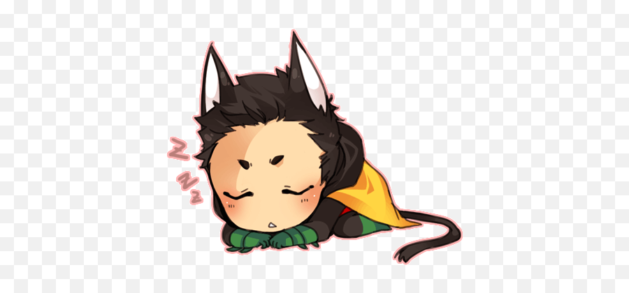 The Damian Wayne Appreciation - Damian Wayne Cat Ears Emoji,Justice League Fanfiction Robin Emotion