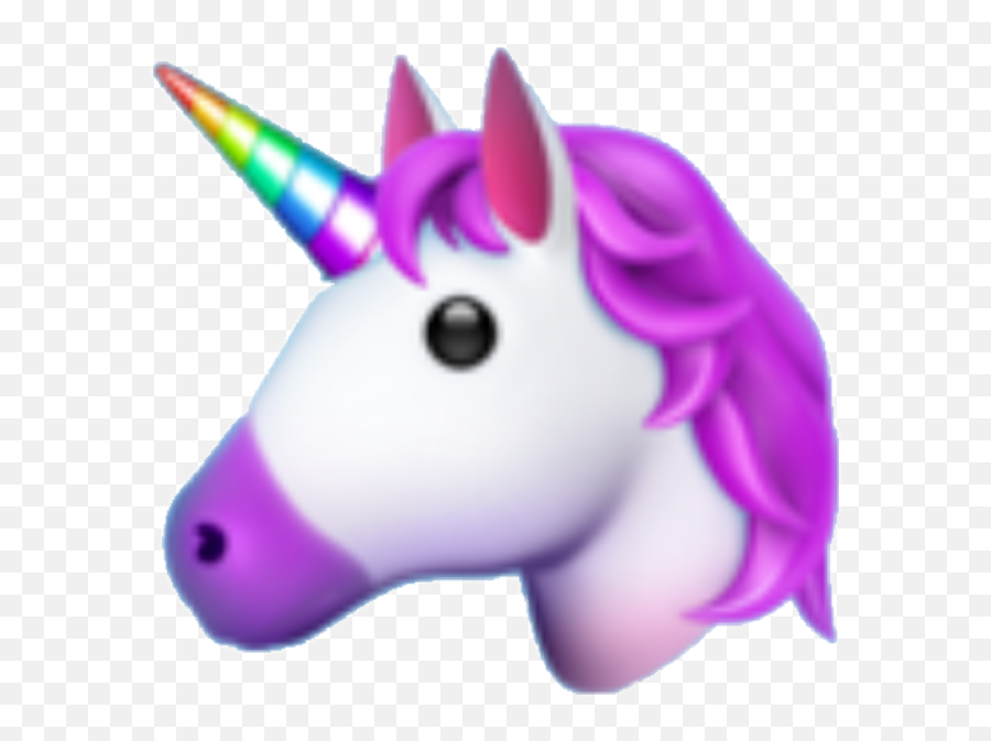 Unicorn Emoji Ios Png Transparent - Transparent Unicorn Emoji Png,Iphone Emojis Faces