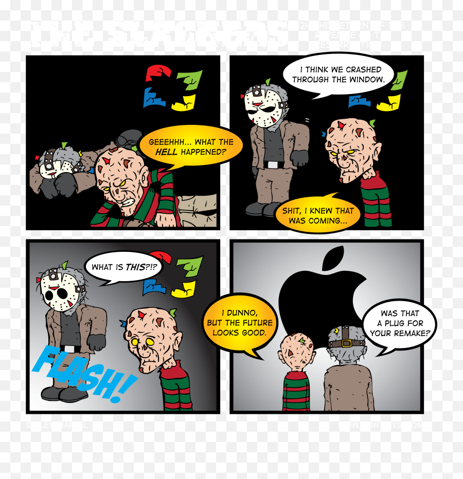 Revenge The Slashers Comic - Micahel And Jason Comic Emoji,Good Shit Emoticon Deviantart