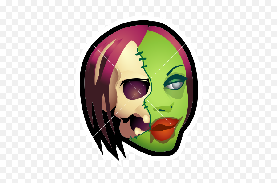 Horror Zombie Monster Girl U2013 Premiumjoypl - For Adult Emoji,Horror Emojis