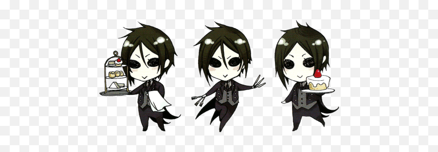 Pin - Black Butler Chibi Transparent Emoji,Black Butler Does Sebastian Have Emotions