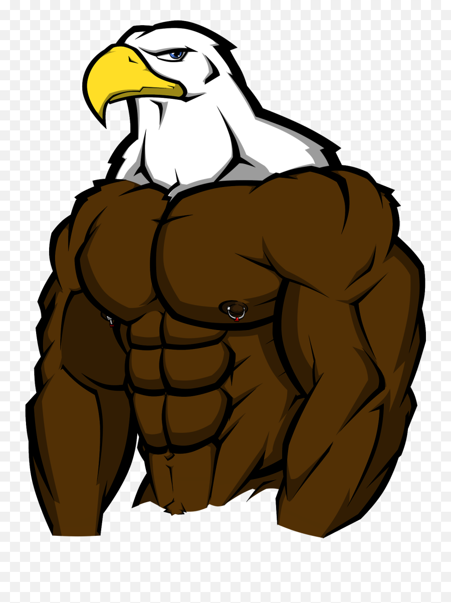 Muscle Bird Of Prey - Muscle Eagle Emoji,Eagle Emoji