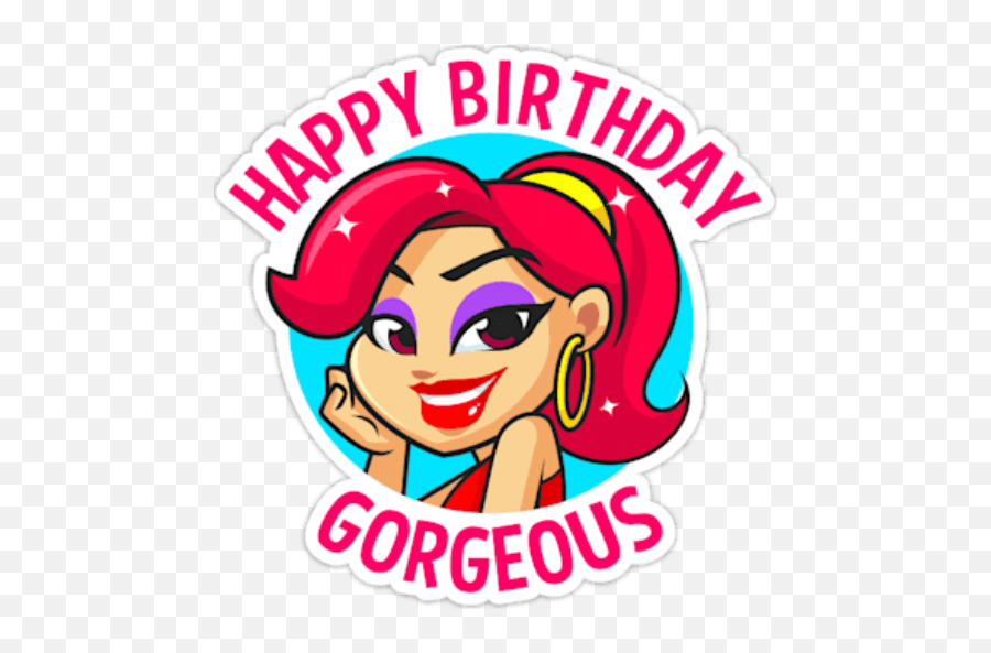 Download Birthday Stickers For Whatsapp - Wastickerapps On Happy Birthday Sticker Whatsapp Emoji,Happy Emoji Welcom