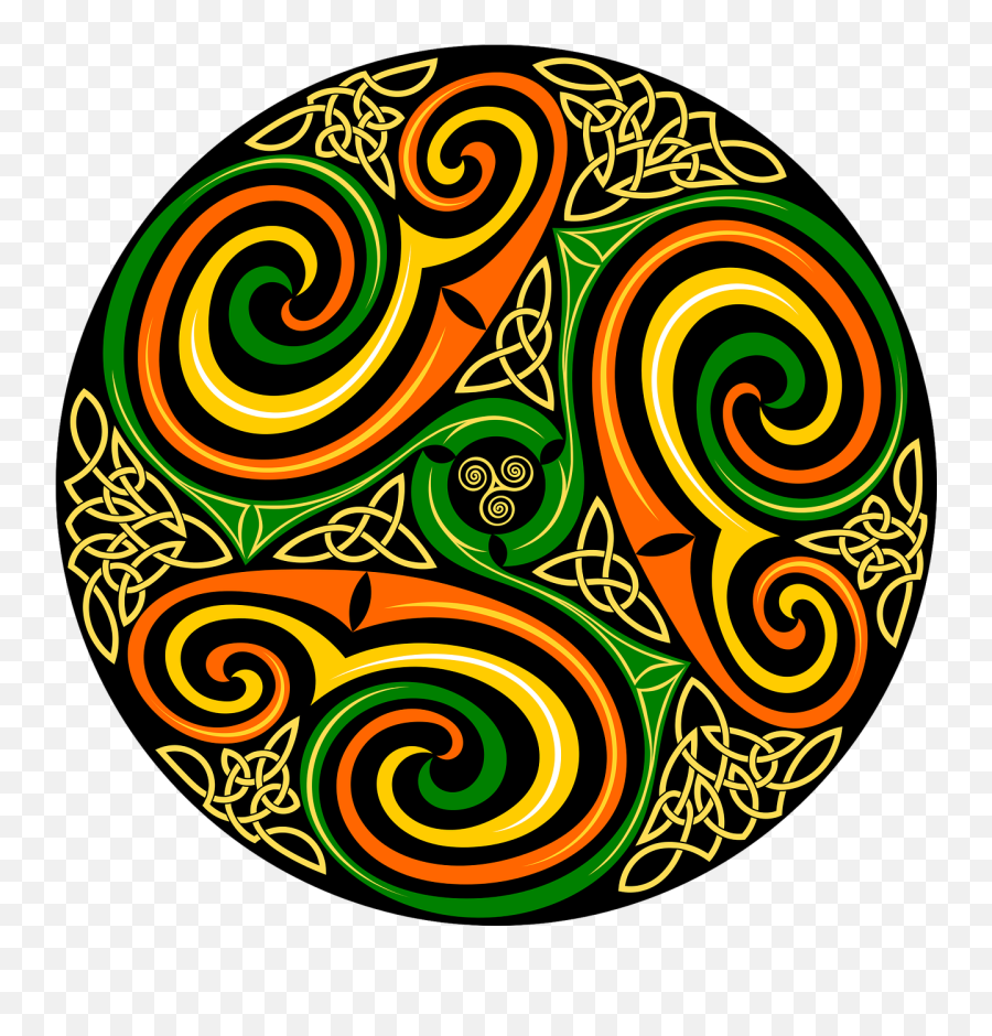 The Five Elements Mudra Mantra - Celtic Circle Color Emoji,Mantra Syllable Emotions