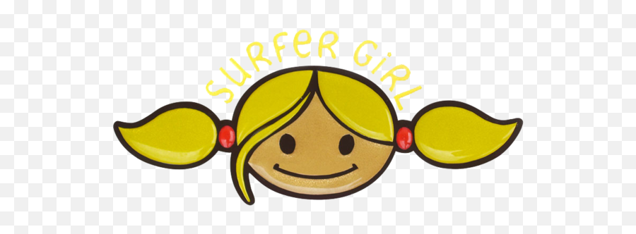 Teen - Stickers U2013 Surfer Girl Surfer Girl Logo Png Emoji,Teengae Girl Cartoon Emoticon