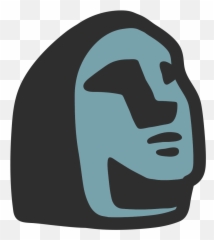 Fileemoji U1f5ffsvg - Wikimedia Commons Moyai Emojis,Pic Adult Emoji & Flirty Emoticons
