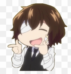 Discord Anime Emoji Pack - Dazai Osamu Chibi,Emojis Angry Anime