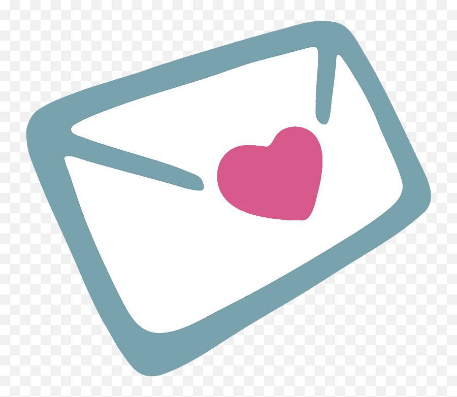 Love Letter Emoji - Emoji Carta De Amor,Letter Emoji