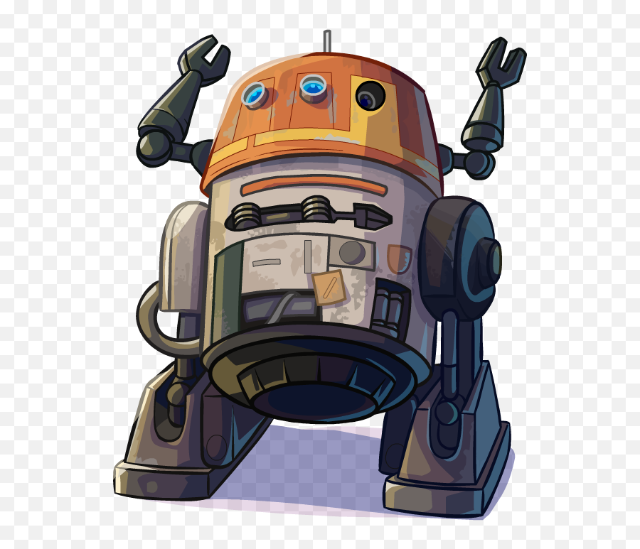 Chopper - Chopper Cartoon Star Wars Emoji,Star Wars Droid Emojis