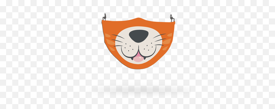 Kids Fox Face Covering Print - Happy Emoji,Fox Face Emoji