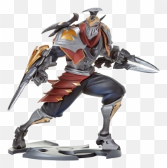 Zed Unlocked Statue - Figurine League Of Legend Emoji,League Of Legends Zed Facebook Emoticon