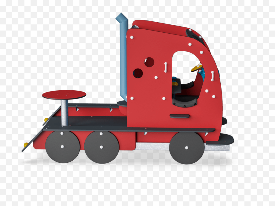 Truck Playhouses And Themed Play Truck From Kompan - Locomotive Emoji,Left And Right Brain Emotions Clipart