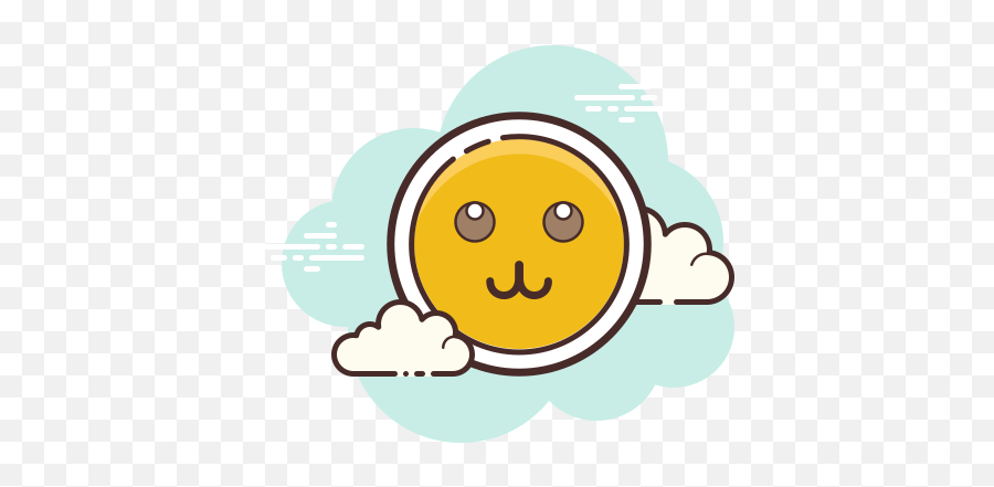 Uwu Emoji Icon In Cloud Style - Shazam App Icon Aesthetic Cloud,Video Editing Emoji Icon