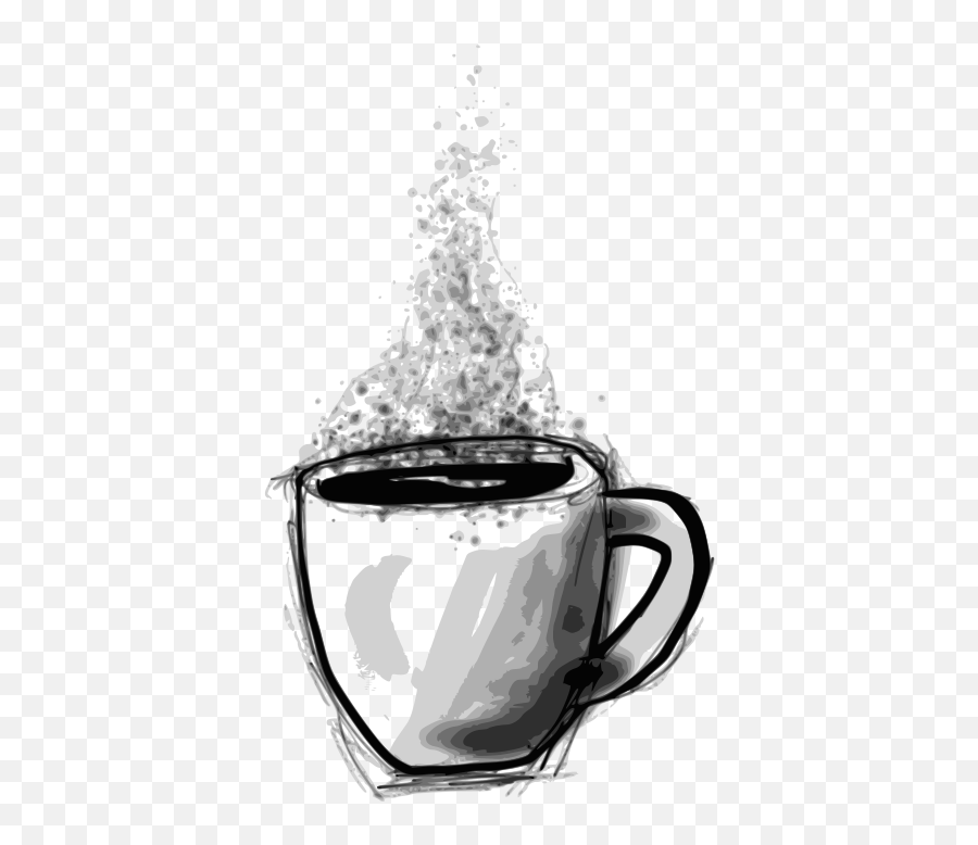 Free Clip Art Sketchy Coffee By Childoflight - Cup Of Tea Sketch Png Emoji,Steam :bigguy: Emoticon