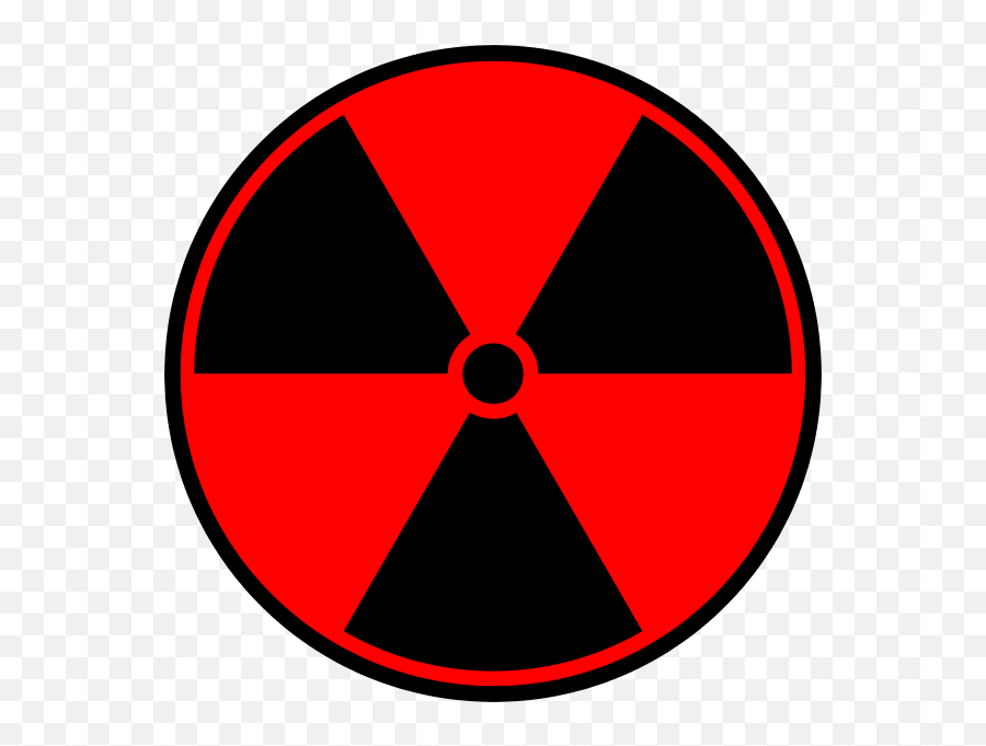 Radioactivity Vector Free Download - Red Radioactive Symbol Emoji,Nuclear Symbol Emoticon