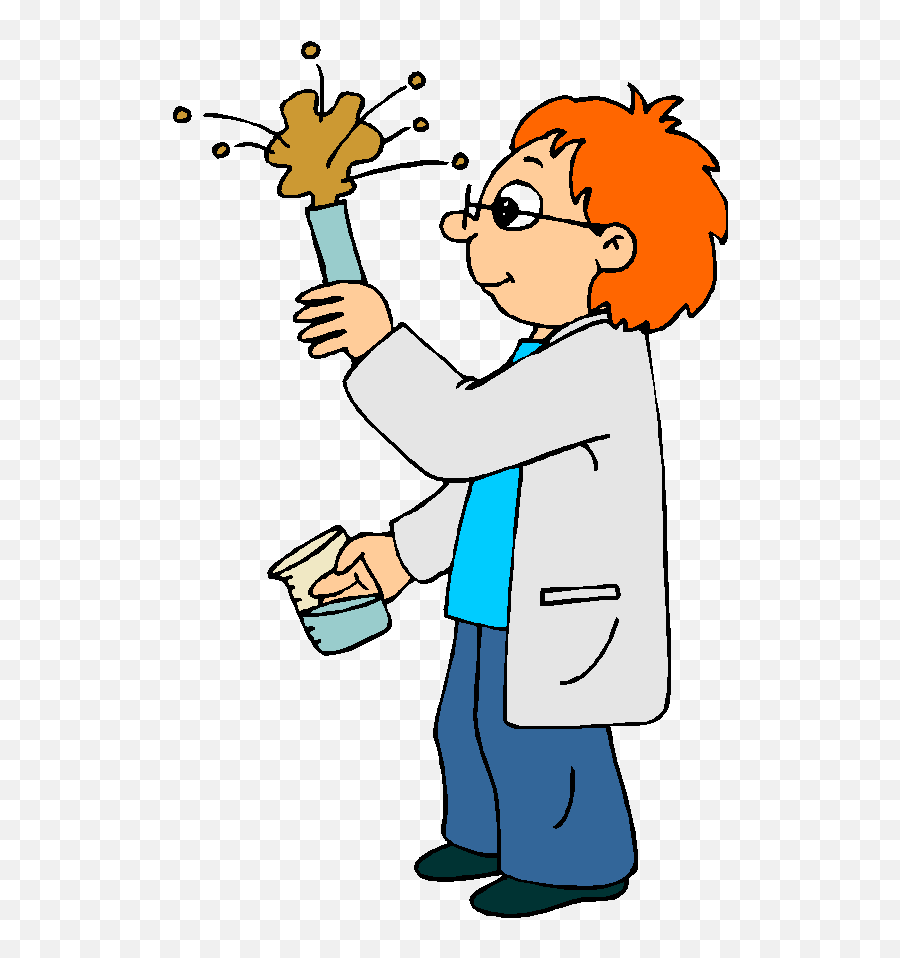 Scientist Cartoon No Background Clipart - Scientist Clipart Png Emoji,Scientist Emoji