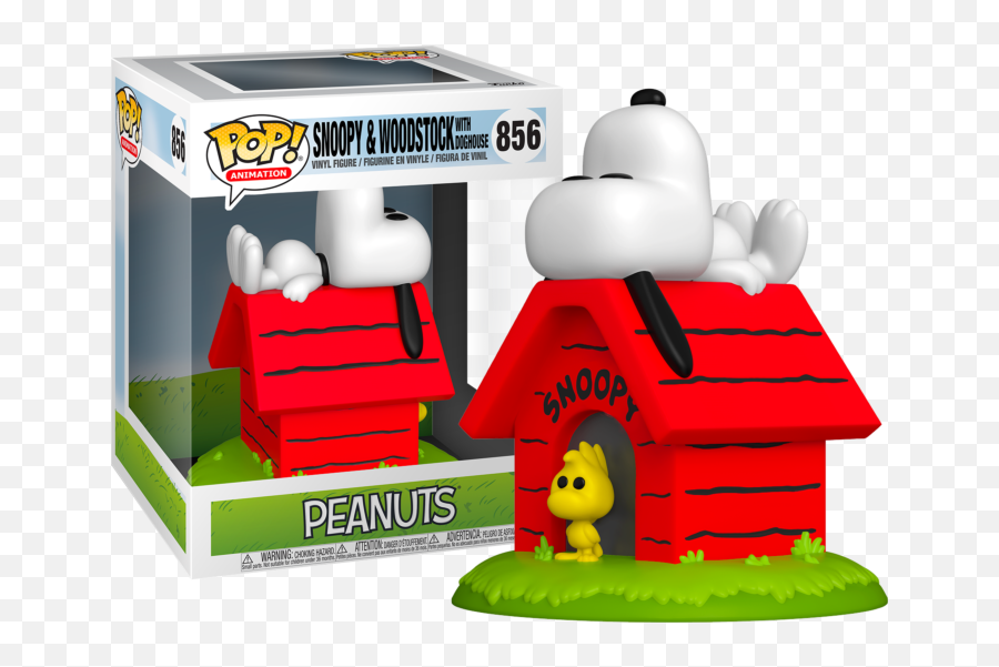 Peanuts - Snoopy U0026 Woodstock With Doghouse Deluxe Pop Vinyl Figure Snoopy Funko Pop Emoji,Emoticons Facebook Animated Charlie Brown