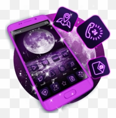 Purple Moon Sea Theme Apk 114 - Download Apk Latest Version Emoji,Moon Emoji Dark Messenger