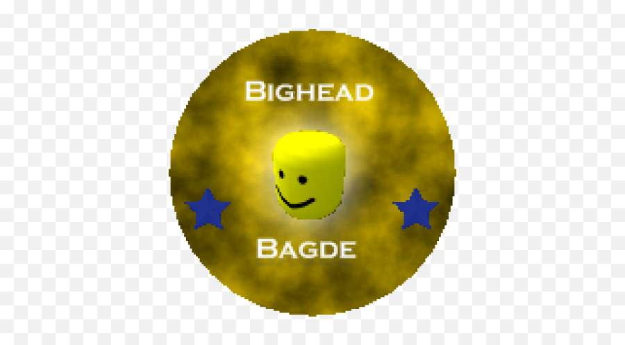 Bighead Badge - Roblox Emoji,Universal Emoticons For Trillian