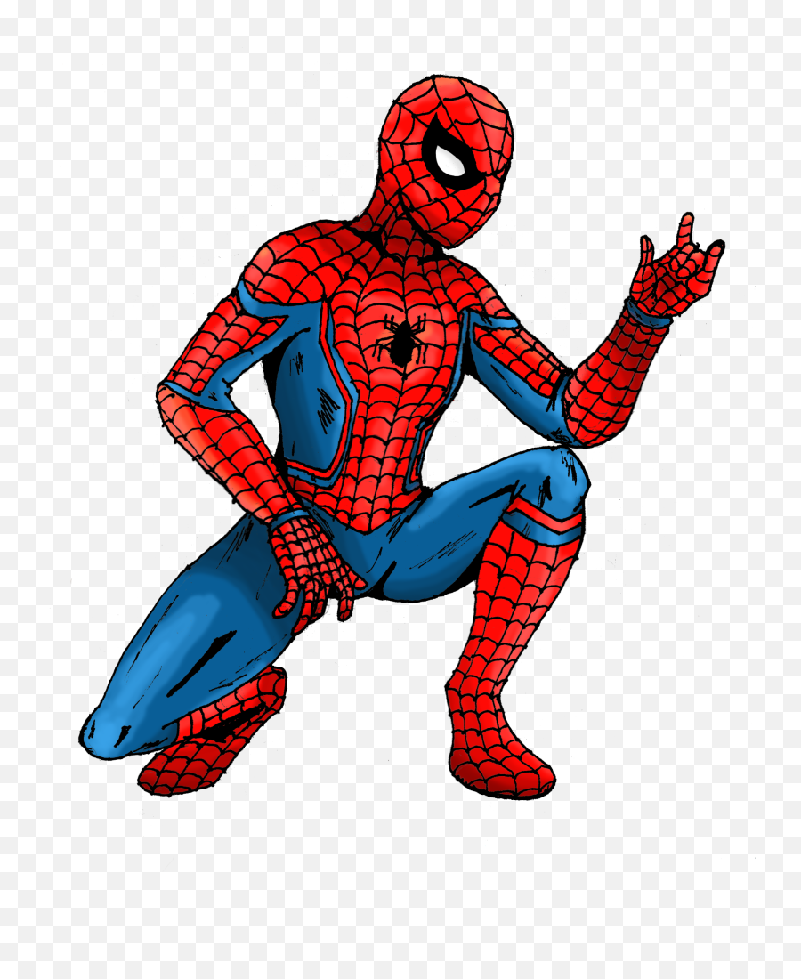 Download Free Png Old Classic Spiderman Costume Png Clipart Emoji,Discord Emojis Spiderman