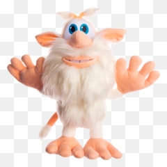Booba Collectible Plush With Light Up Eyes Emoji,Emoticon Character Plush Doll Pillow